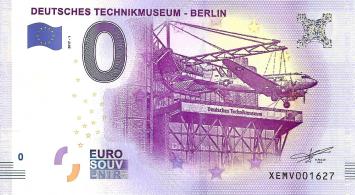 0 Euro biljet Duitsland 2017 - Technik Museum Berlin