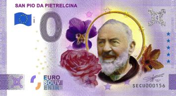 0 Euro biljet Italië 2020 - San Pio da Pietrelcina KLEUR