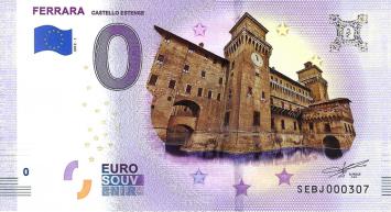 0 Euro biljet Italië 2019 - Ferrara KLEUR