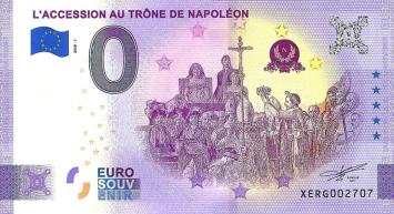0 Euro biljet Duitsland 2020 - L'Accession au Trone de Napoleon