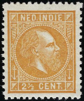 Nederlands Indië NVPH nr. 7 Koning Willem III 1870-1888 postfris