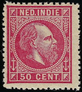 Nederlands Indië NVPH nr. 15 Koning Willem III 1870-1888 postfris