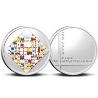 Nederland 2022 150 jaar Mondriaan penning in munthouder KNM