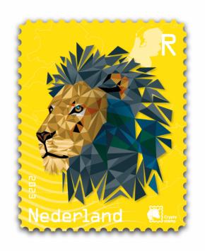 Crypto postzegel Nederland 2023 'Geel