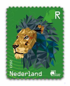 Crypto postzegel Nederland 2023 'Groen