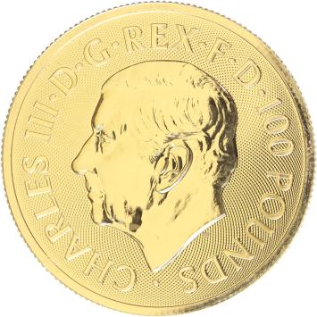 Great Britain 100 Pounds gold 2024 Charles