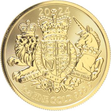 Great Britain 100 Pounds gold 2024 Charles