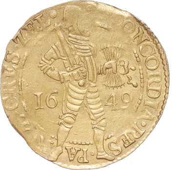 Zeeland Dubbele Nederlandse dukaat goud 1649