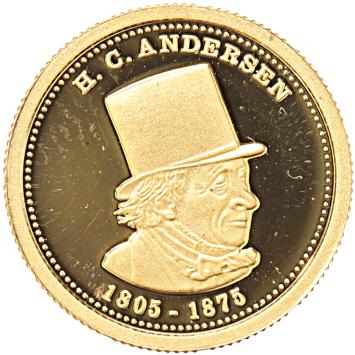 Samoa 10 Tala gold 2008 H.C. Andersen proof