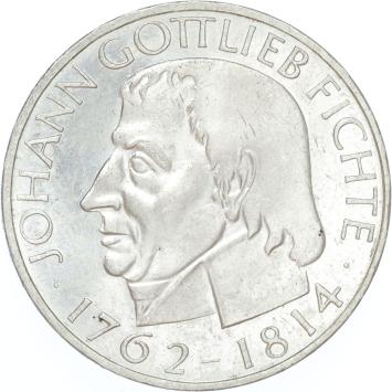 Germany Fichte 5 mark 1964 silver UNC