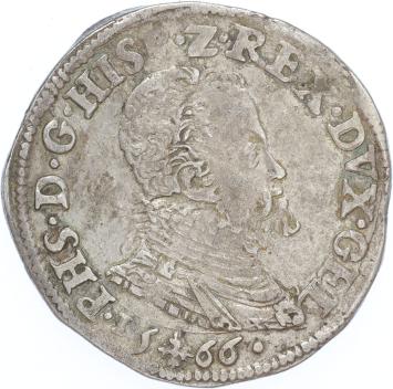 Gelderland Half Philipsdaalder 1566