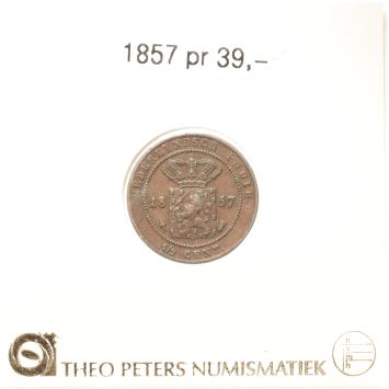 Nederlands Indië 1/2 cent 1857 pr