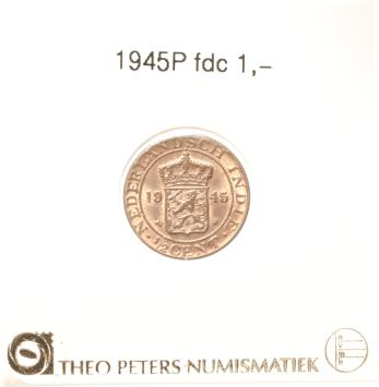 Nederlands Indië 1/2 cent 1945P fdc