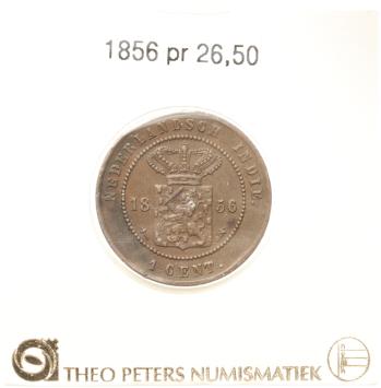 Nederlands Indië 1 cent 1856 pr