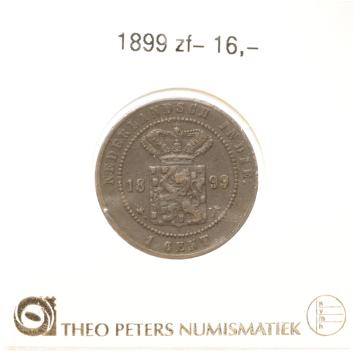 Nederlands Indië 1 cent 1899 zf-