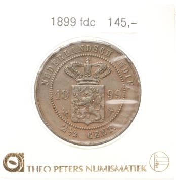 Nederlands Indië 2½ cent 1899 fdc
