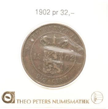 Nederlands Indië 2½ cent 1902 pr