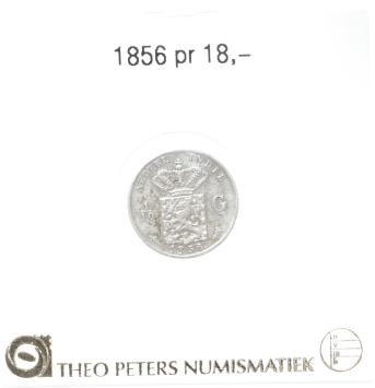 Nederlands Indië 1/10 gulden 1856 pr
