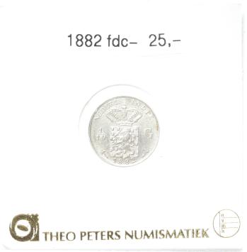 Nederlands Indië 1/10 gulden 1882 fdc-