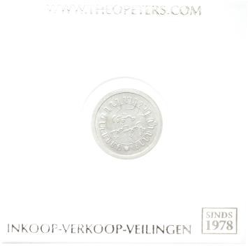 Nederlands Indië 1/10 gulden 1911 zf+