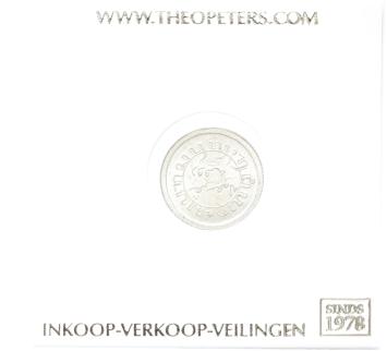 Nederlands Indië 1/10 gulden 1918 fdc