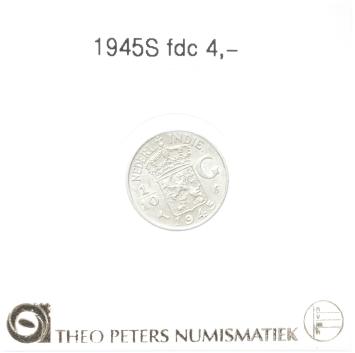Nederlands Indië 1/10 gulden 1945S fdc