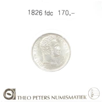 Nederlands Indië 1/4 gulden 1826 fdc