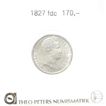 Nederlands Indië 1/4 gulden 1827 fdc