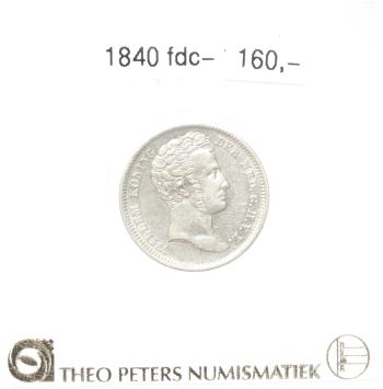 Nederlands Indië 1/4 gulden 1840 fdc-
