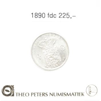 Nederlands Indië 1/4 gulden 1890 fdc