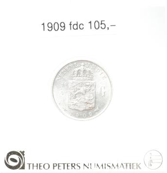 Nederlands Indië 1/4 gulden 1909 fdc