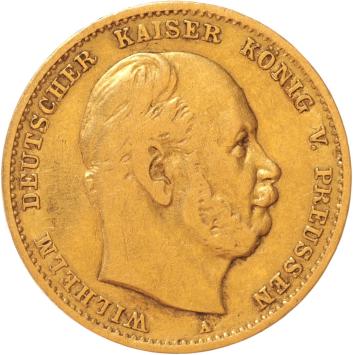 Germany Prussia 10 mark 1875a