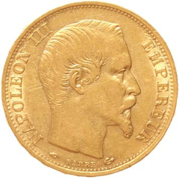France 20 francs 1860a