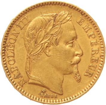 France 20 francs 1863bb