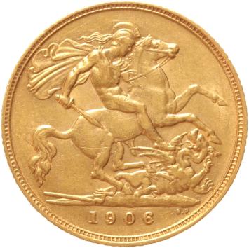 Great Britain 1/2 sovereign 1906
