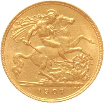 Great Britain 1/2 sovereign 1907
