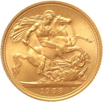 Great Britain Sovereign 1958