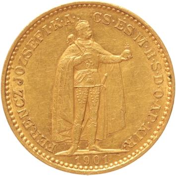 Hungary 20 korona 1901