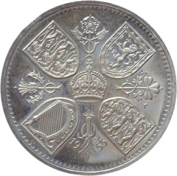 Great Britain Crown 1953 nickel Proof