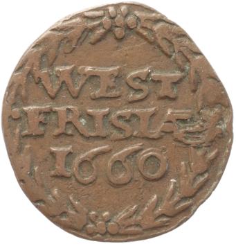 West-Friesland Duit 1660