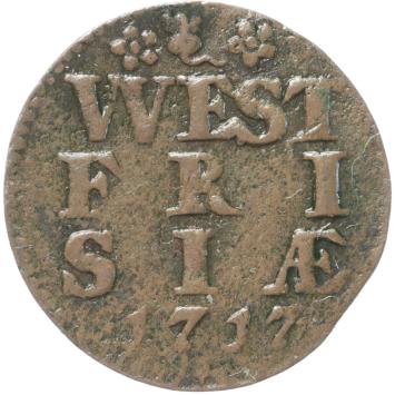West-Friesland Duit 1717