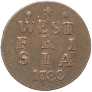 West-Friesland Duit 1780
