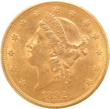 USA 20 Dollars 1892s
