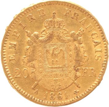 France 20 Francs 1861a