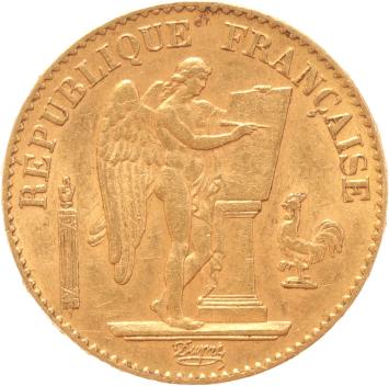 France 20 Francs 1889a