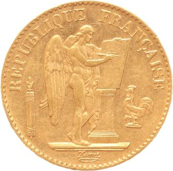 France 20 Francs 1896a