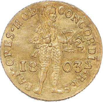 Holland Gouden dukaat 1803
