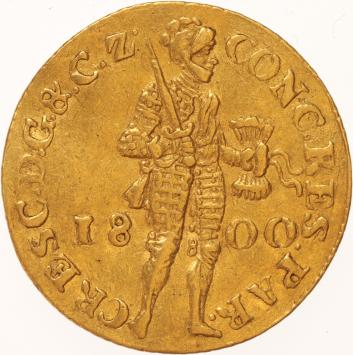 Gelderland gold ducat 1800
