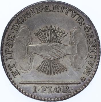 Austrian Netherlands 1 Florin silver 1790 BU