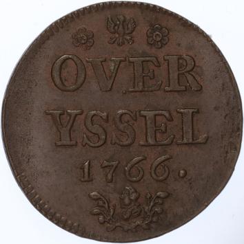 Overijssel Duit 1766